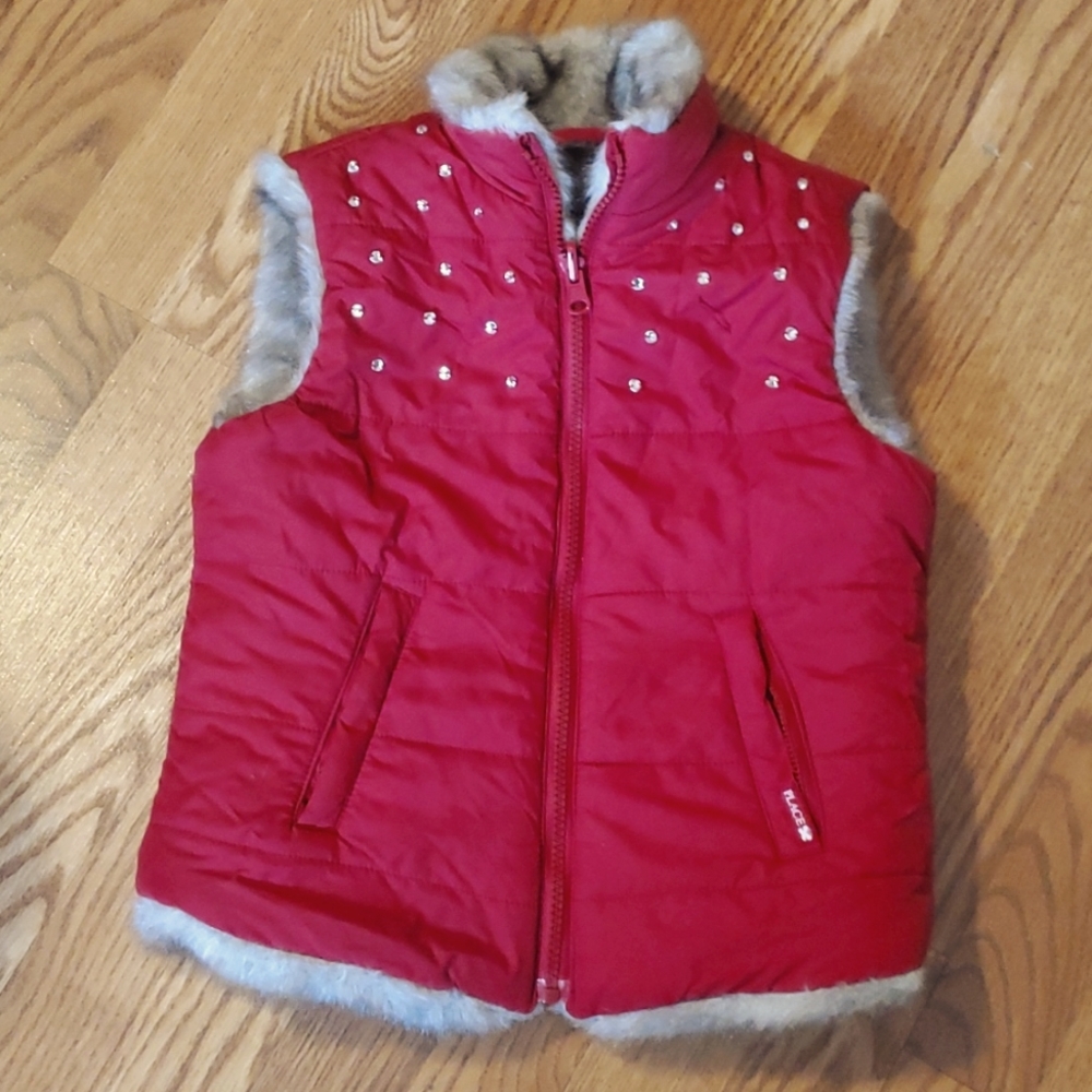 Girl's Fur Lined Vest 5/6